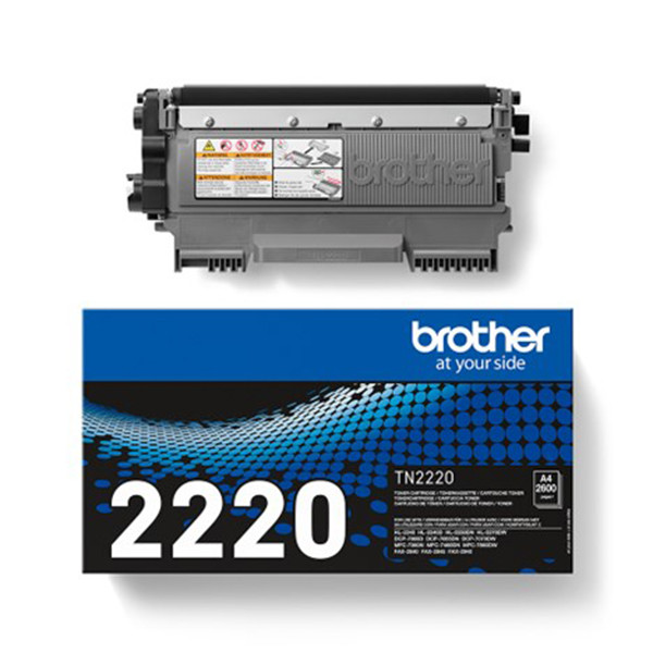 Brother TN-2220 toner czarny, zwiększona pojemność, oryginalny TN2220 029182 - 1