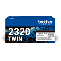 Brother TN-2320 toner czarny, zwiększona pojemność (dwupak), oryginalny 051330 Brother TN-2320 toner czarny, zwiększona pojemność (dwupak), oryginalny 051330