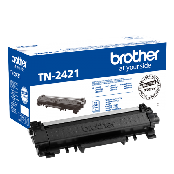 Brother TN-2421 toner czarny, zwiększona pojemność, oryginalny TN-2421 350060 - 1