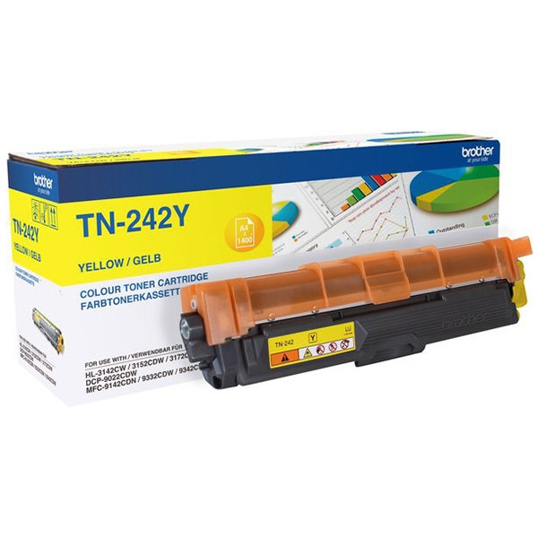 Brother TN-242Y toner żółty, oryginalny TN242Y 051066 - 1