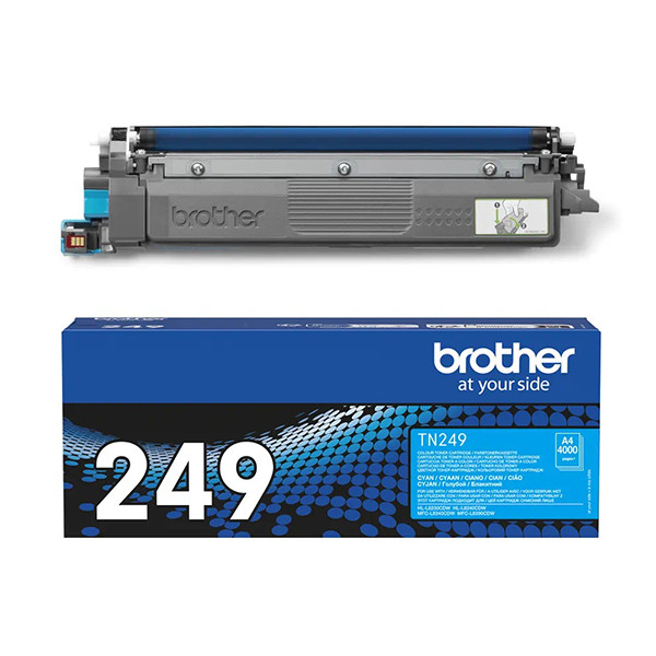 Brother TN-249C toner niebieski, extra zwiększona pojemność, oryginalny TN249C 051430 - 1