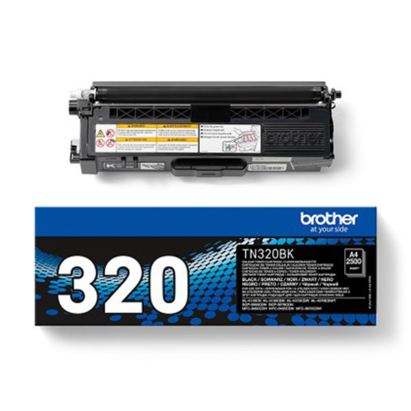 Brother TN-320BK toner czarny, oryginalny TN320BK 029186 - 1