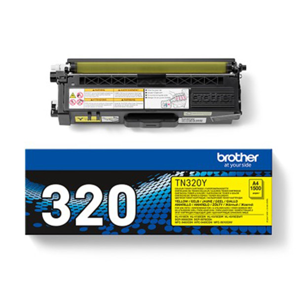 Brother TN-320Y toner żółty, oryginalny TN320Y 029192 - 1