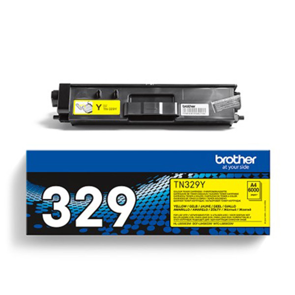 Brother TN-329Y toner żółty, ekstra zwiększona pojemność, oryginalny TN-329Y 051042 - 1