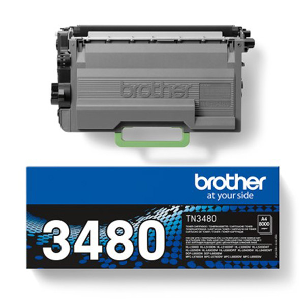 Brother TN-3480 toner czarny, zwiększona pojemność, oryginalny TN-3480 051078 - 1