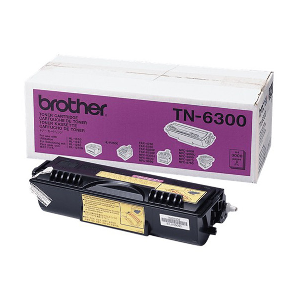 Brother TN-6300 toner czarny, oryginalny TN6300 029650 - 1