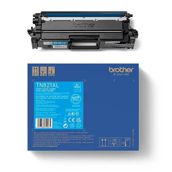 Brother TN-821XL C toner niebieski o zwiększonej pojemności, oryginalny TN821XLC 051372 - 1