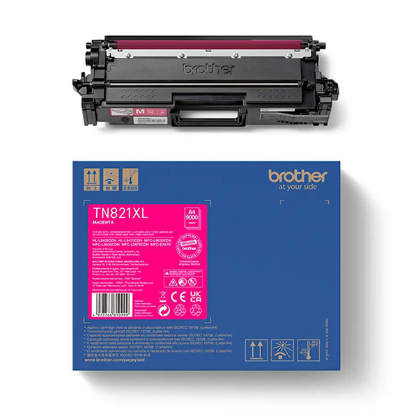 Brother TN-821XL M toner czerwony o zwiększonej pojemności, oryginalny TN821XLM 051374 - 1