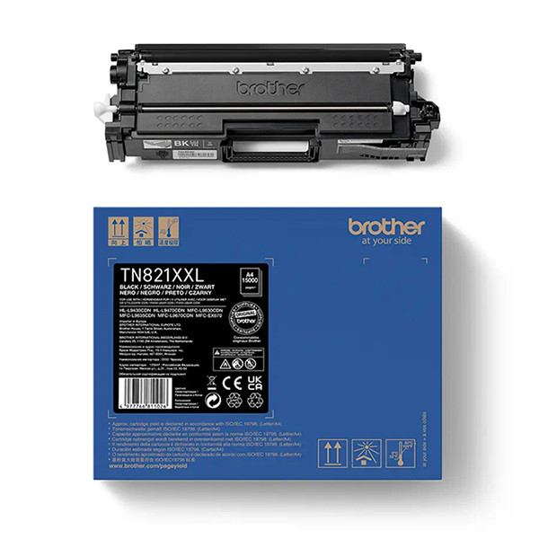 Brother TN-821XXL BK toner czarny extra zwiększona pojemność, oryginalny BROTN821XXLBK 051378 - 1