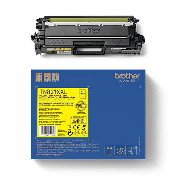 Brother TN-821XXL Y toner żółty extra zwiększona pojemność, oryginalny TN821XXLY 051384 - 1