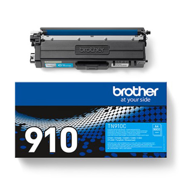 Brother TN-910C toner niebieski, extremalnie zwiększona pojemność, oryginalny TN910C 051136 - 1