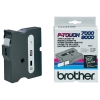 Brother TX-355 taśma, nadruk biały na czarnym tle, 24 mm, oryginalna 080256 - 1