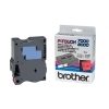 Brother TX-451 taśma, nadruk czarny na czerwonym tle, 24 mm, oryginalna 080262 - 1
