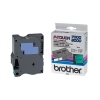 Brother TX-751 taśma, nadruk czarny na zielonym tle, 24 mm, oryginalna 080282 - 1
