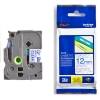 Brother TZe-133 taśma, nadruk niebieski na przezroczystym tle, 12 mm, oryginalna 080618 - 1