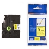 Brother TZe-FX621 Flexi ID taśma, nadruk czarny na żółtym tle, 9 mm, oryginalna