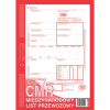 CMR międzynarodowy list przewozowy (numerowany) 800-1N