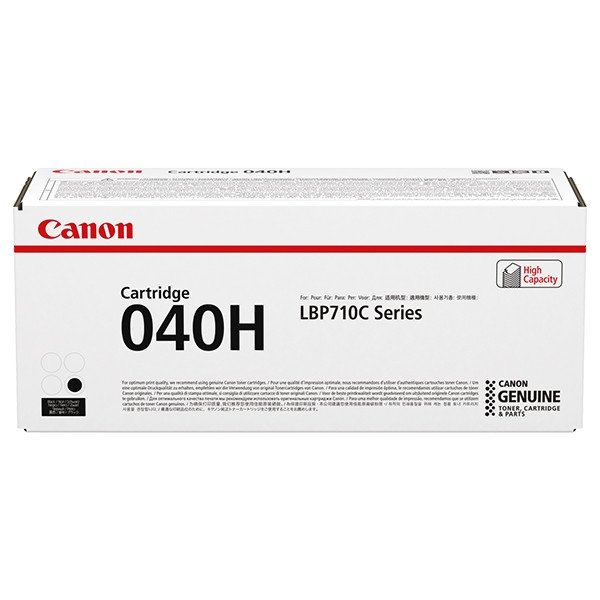 Canon 040H BK toner czarny, zwiększona pojemność, oryginalny 0461C001 017280 - 1