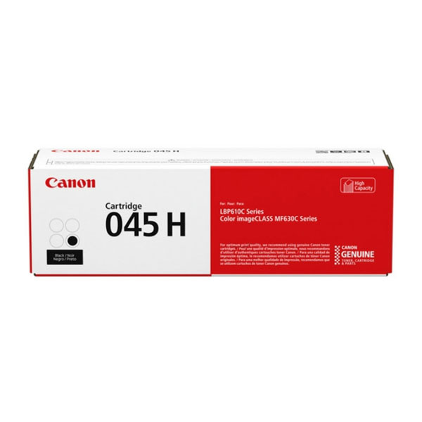 Canon 045H BK toner czarny, zwiększona pojemność, oryginalny 1246C002 017406 - 1