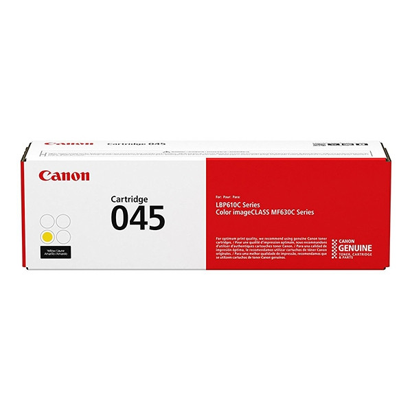 Canon 045 Y toner żółty, oryginalny 1239C002 017416 - 1