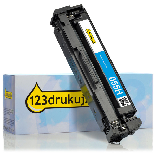 Canon 055H C toner niebieski, zwiększona pojemność, wersja 123drukuj 3019C002C 070053 - 1