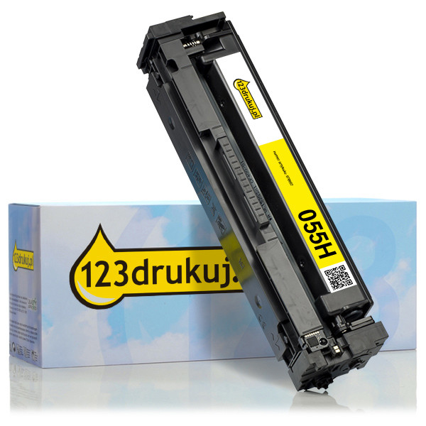 Canon 055H Y toner żółty, zwiększona pojemność, wersja 123drukuj 3017C002C 070057 - 1