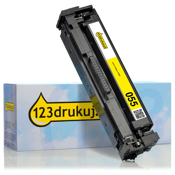 Canon 055 Y toner żółty, wersja 123drukuj 3013C002C 070049 - 1