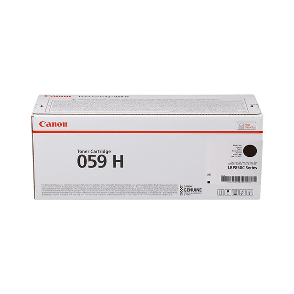 Canon 059H BK toner czarny o zwiększonej pojemności, oryginalny 3627C001 017508 - 1