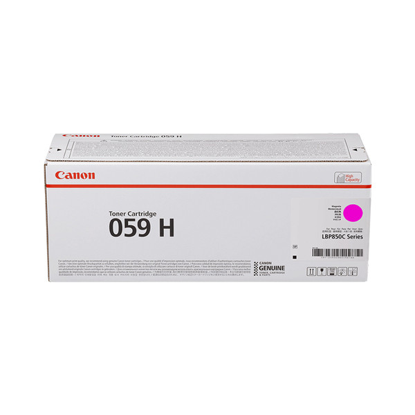 Canon 059H M toner czerwony o zwiększonej pojemności, oryginalny 3625C001 017512 - 1