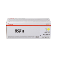 Canon 059H Y toner żółty o zwiększonej pojemności, oryginalny 3624C001 017514