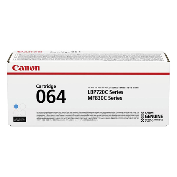 Canon 064 C toner niebieski, oryginalny 4935C001 070098 - 1