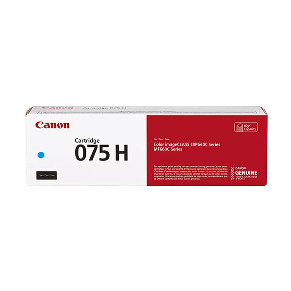 Canon 075H C toner niebieski o zwiększonej pojemności, oryginalny 017710 - 1