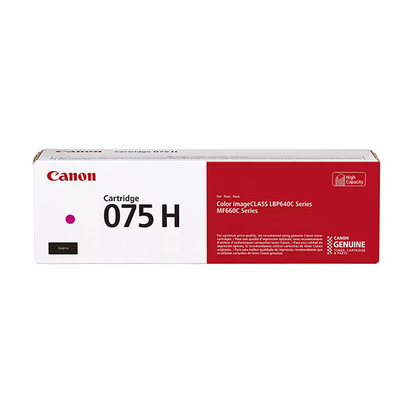 Canon 075H M toner czerwony o zwiększonej pojemności, oryginalny 017712 - 1