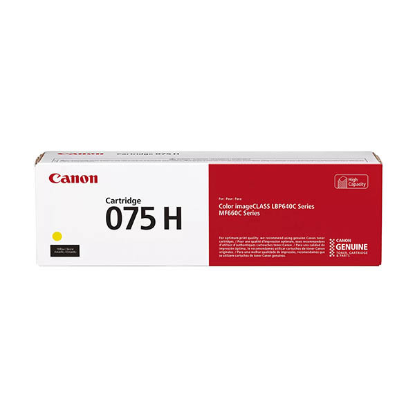 Canon 075H Y toner żółty o zwiększonej pojemności, oryginalny 017714 - 1