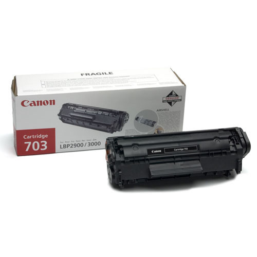 Canon 703 toner czarny, oryginalny 7616A005AA 071090 - 1