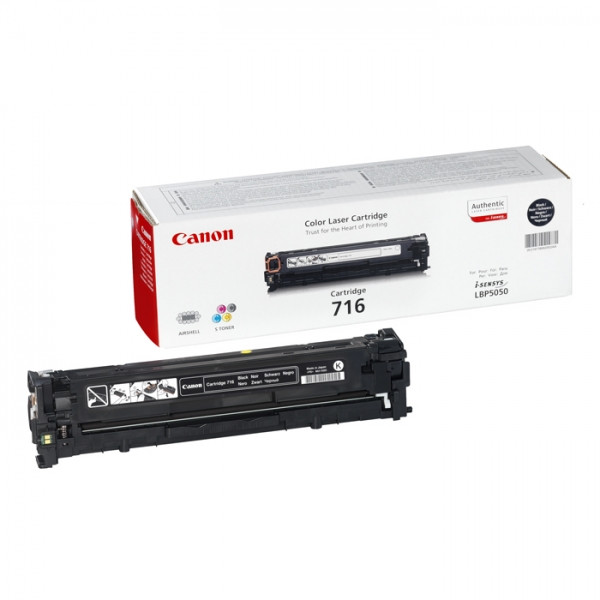 Canon 716 BK (CRG716BK) toner czarny, oryginalny 1980B002AA 070914 - 1