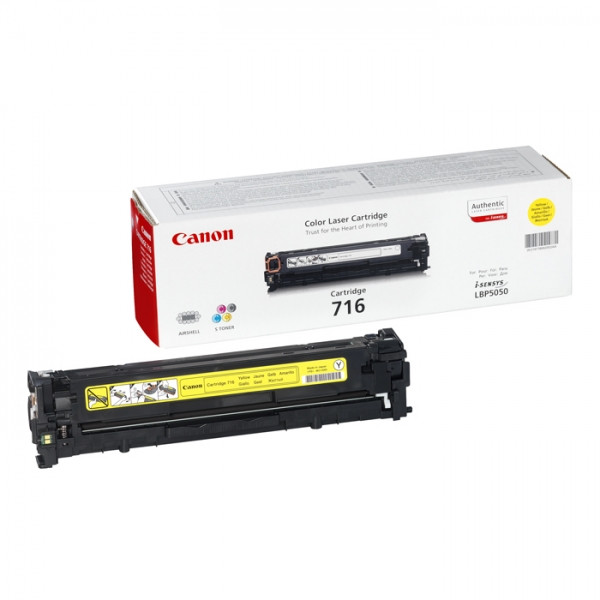 Canon 716 Y (CRG716Y) toner żółty, oryginalny 1977B002AA 070920 - 1