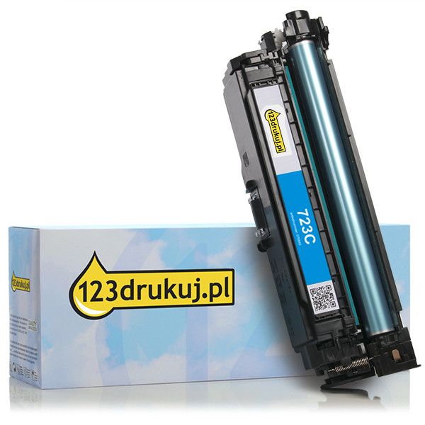 Canon 723 C (CRG723C) toner niebieski, wersja 123drukuj 2643B002C 070843 - 1