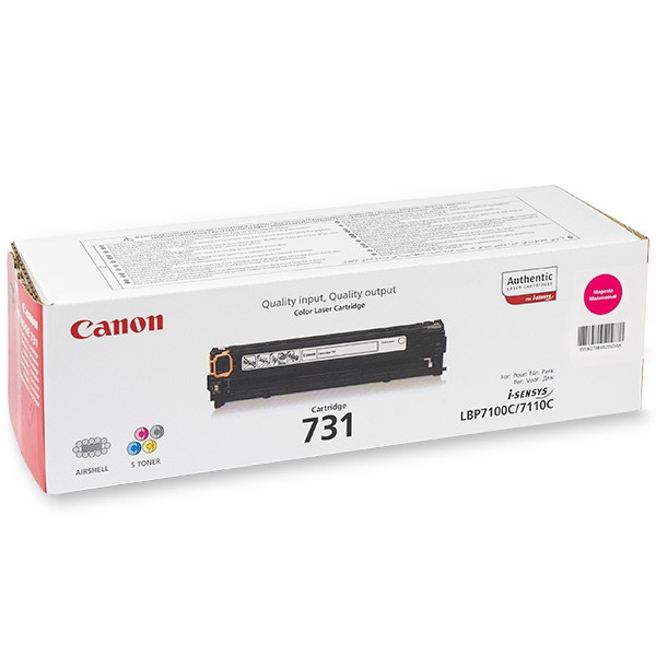 Canon 731 M (CRG731M) toner czerwony, oryginalny 6270B002 032222 - 1