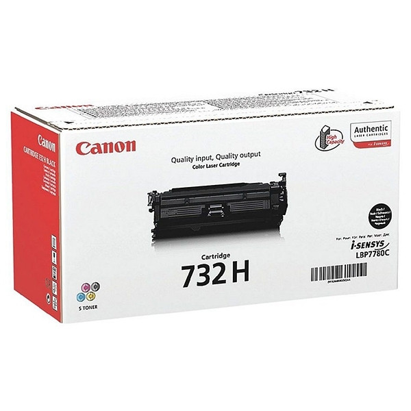 Canon 732H BK (CRG732HBK) toner czarny, zwiększona pojemność, oryginalny 6264B002 032236 - 1