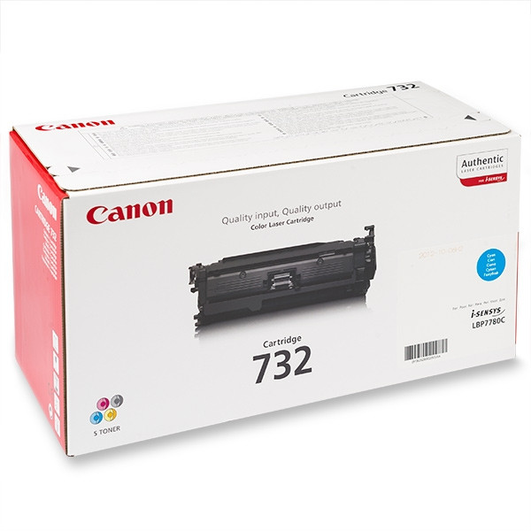 Canon 732 C (CRG732C) toner niebieski, oryginalny 6262B002 032230 - 1