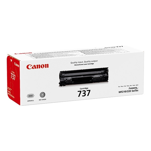 Canon 737 (CRG737BK) toner czarny, oryginalny 9435B002 032850 - 1