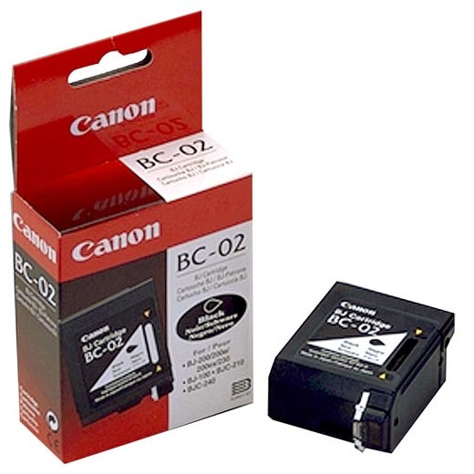 Canon BC-02 tusz czarny, oryginalny 0881A002 010000 - 1