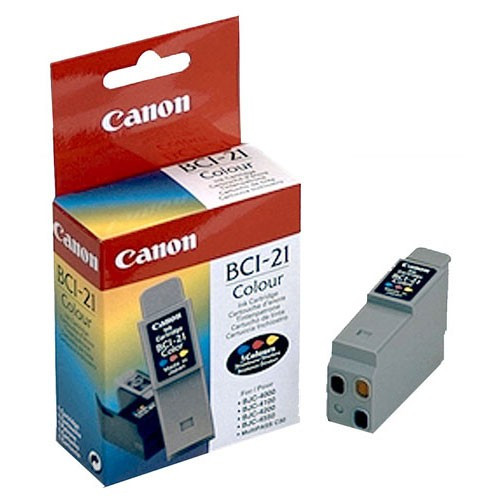 Canon BCI-21C tusz kolorowy, oryginalny 0955A002 013020 - 1