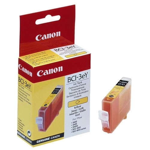 Canon BCI-3Y tusz żółty, oryginalny 4482A002 011060 - 1