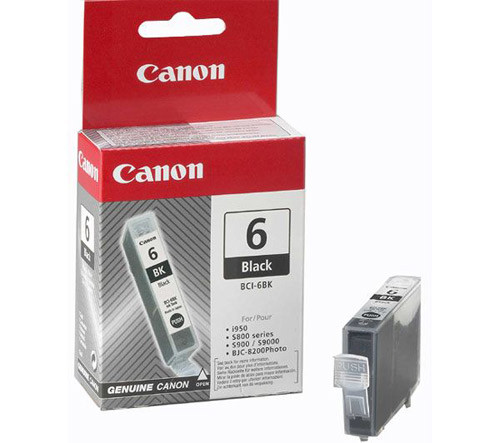 Canon BCI-6BK tusz czarny, oryginalny 4705A002 011400 - 1