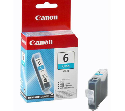 Canon BCI-6C tusz niebieski, oryginalny 4706A002 011420 - 1