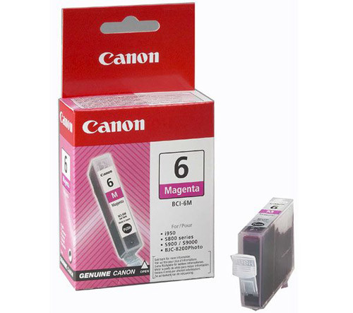 Canon BCI-6M tusz czerwony, oryginalny 4707A002 011440 - 1