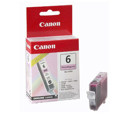 Canon BCI-6PM tusz foto czerwony, oryginalny 4710A002 011500 - 1