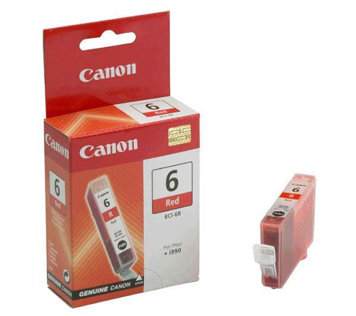 Canon BCI-6R tusz intensywna czerwień, oryginalny 8891A002 011520 - 1